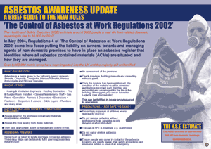 Asbestos Awareness Poster 594 x 420 