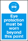 Eye Protection Must Be Worn Beyond Portrait