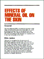 Effects Of Mineral Oil on Skin (encapsulated A4) 