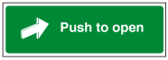 Push To Open 300 x 75mm - Rigid Plastic 