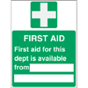 First Aid For This Dept Is Available From