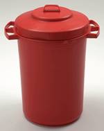650mm high, holds 95 litres. 